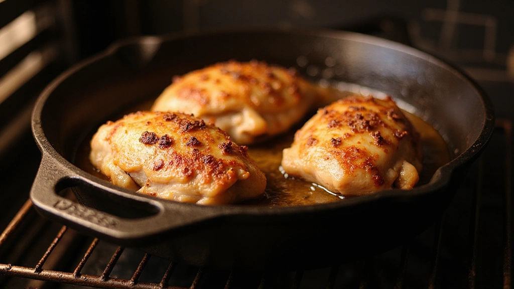 Crispy & Tender Bone-In Chicken Thigh Recipes for Dinner - Step 6: Transfer to Oven