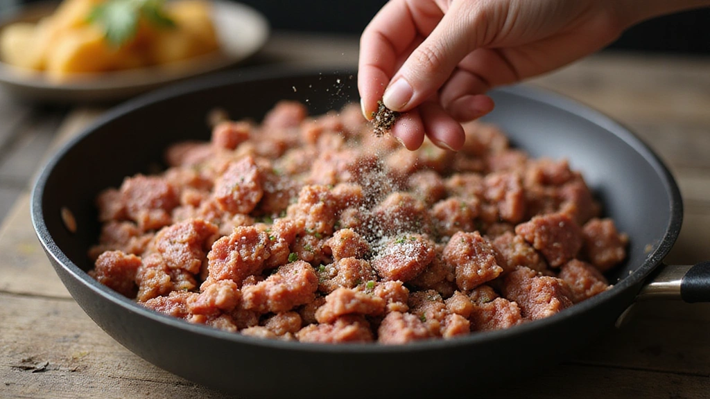 Easy Ground Pork Recipes - Perfect for Busy Weeknights - Step 5: Season the Pork