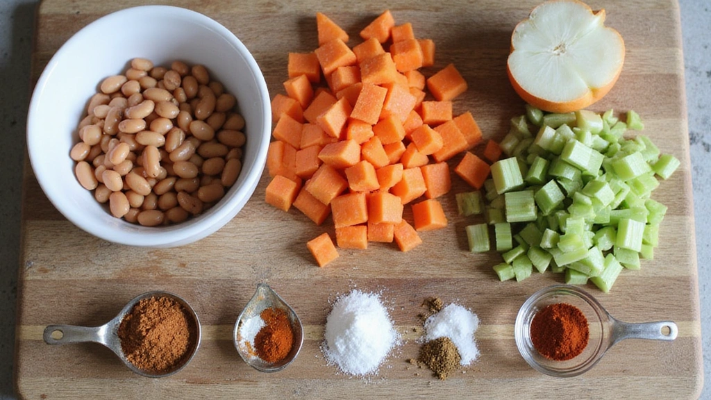 Easy Ham and Bean Soup Recipes - Perfect for Cold Days - Step 1: Prepare Ingredients