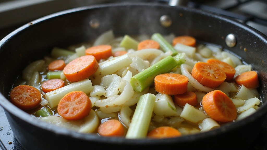Easy Ham and Bean Soup Recipes - Perfect for Cold Days - Step 2: Sauté Vegetables