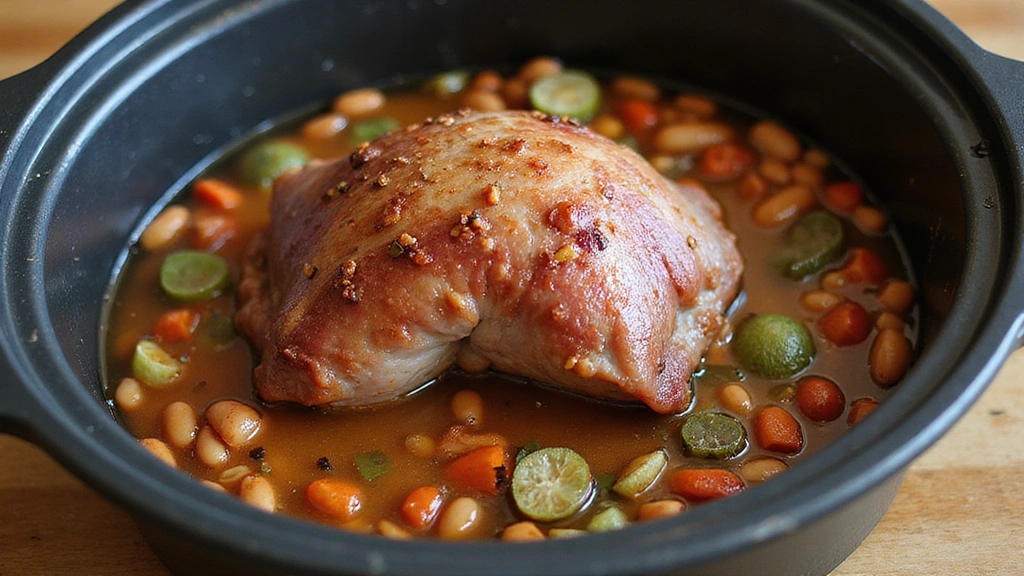 Easy Ham and Bean Soup Recipes - Perfect for Cold Days - Step 3: Add Ham and Beans
