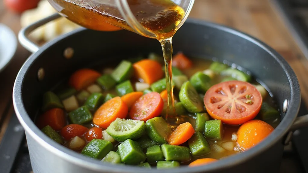 Easy Soup Recipes - Warm, Filling One-Pot Meals Ready in 30 Minutes - Step 6: Add Broth