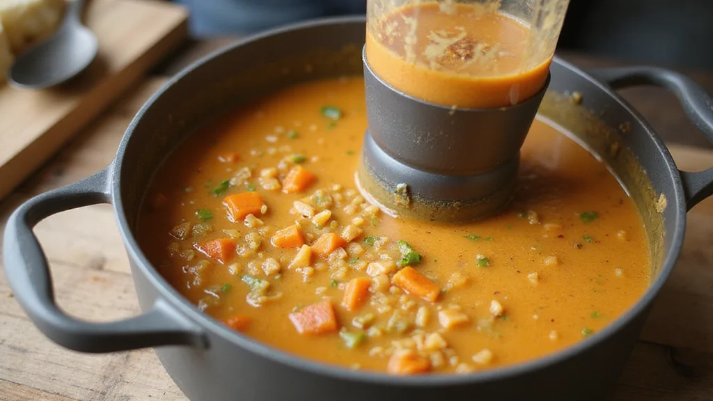 Easy Soup Recipes - Warm, Filling One-Pot Meals Ready in 30 Minutes - Step 8: Blend for Creaminess