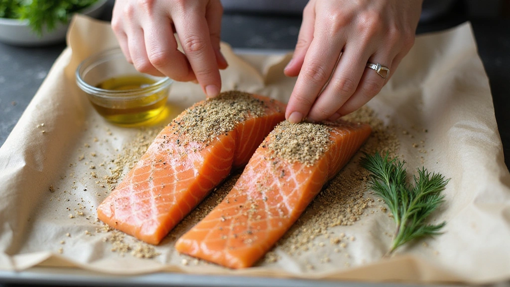 Perfect Oven Baked Salmon - Tender & Flavorful - Step 3: Season the Salmon