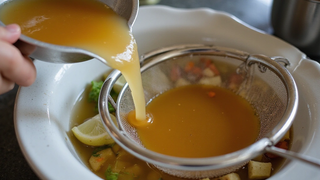 Simple Chicken Soup Recipes - Perfect for Any Day - Step 7: Strain Broth