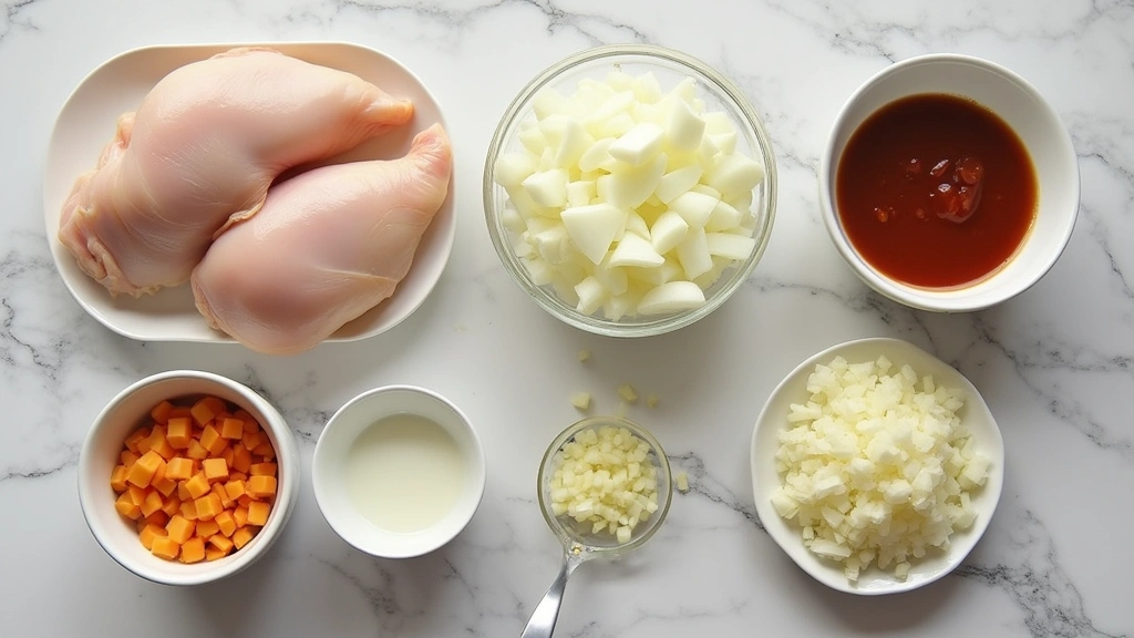 Simple Cream of Chicken Soup Recipes - Homemade & Delicious - Step 1: Prepare Ingredients