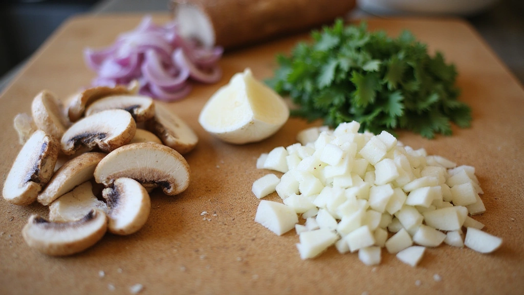 Simple Cream of Mushroom Soup Recipes - Quick & Delicious - Step 1: Prepare Ingredients