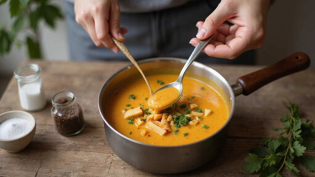Simple Cream of Mushroom Soup Recipes - Quick & Delicious - Step 10: Final Seasoning