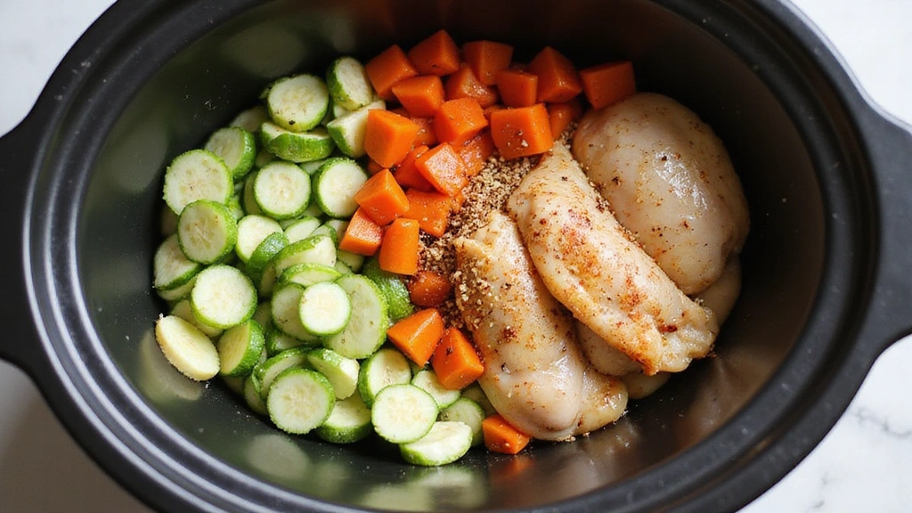 Simple Crockpot Chicken Meals - Family Favorites - Step 3: Layer Ingredients in Crockpot