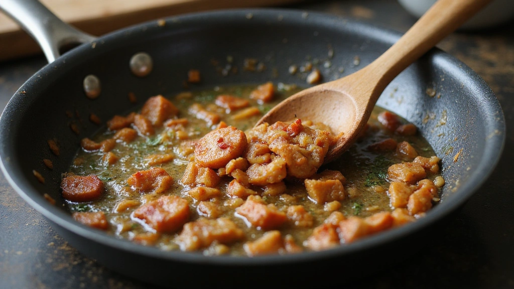 Simple Ground Sausage Meals - Perfect for Busy Nights - Step 6: Deglaze the Pan