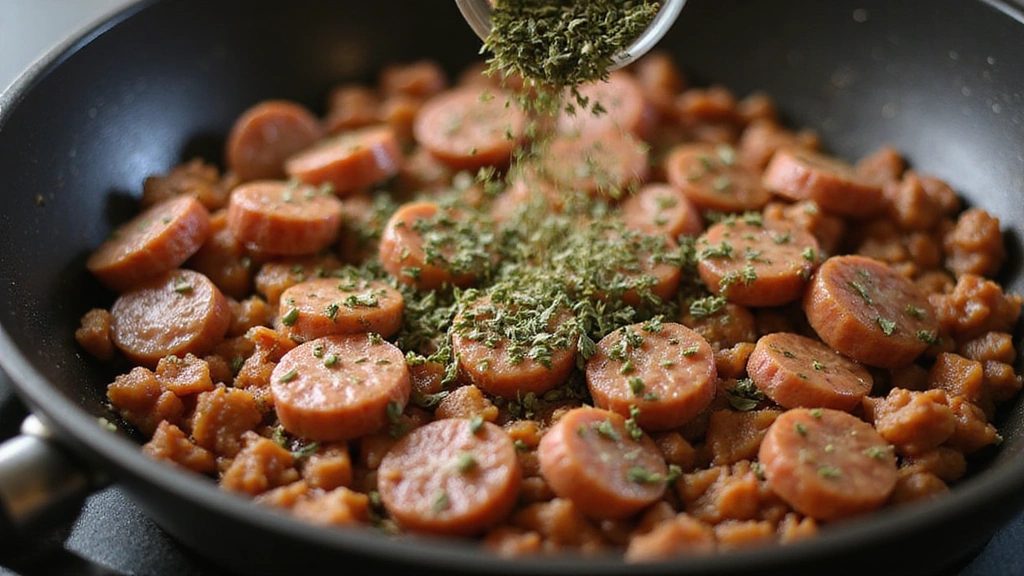 Simple Ground Sausage Meals - Perfect for Busy Nights - Step 7: Infuse with Herbs