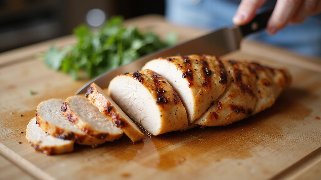 Simple Healthy Summer Dinners - Perfect for Hot Days - Step 6: Slice Chicken