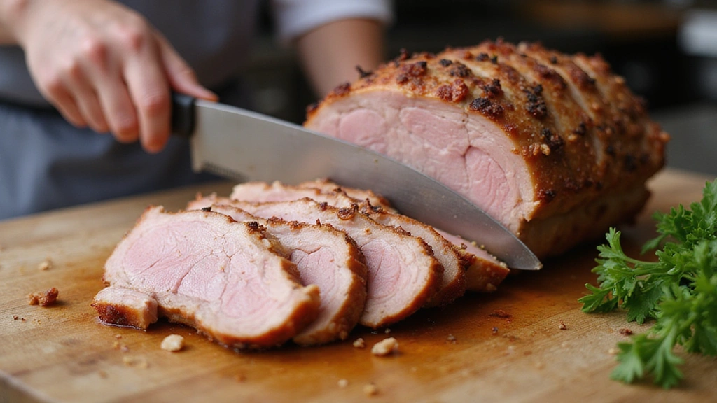 Simple Pork Loin Recipes - Perfect for Family Meals - Step 9: Carve the Pork Loin