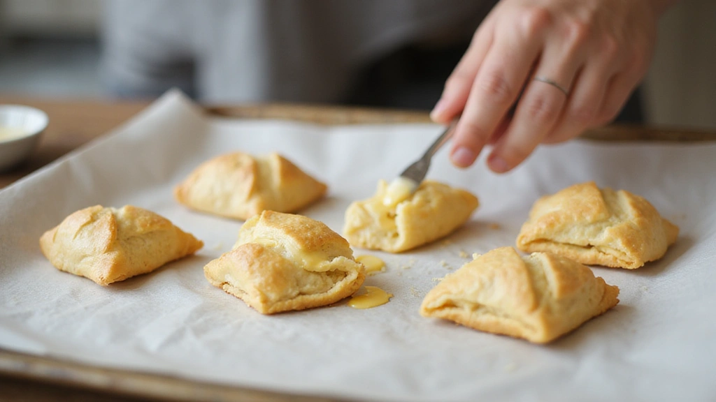 Simple Savory Puff Pastry Recipes - Perfect for Entertaining - Step 5: Apply Egg Wash