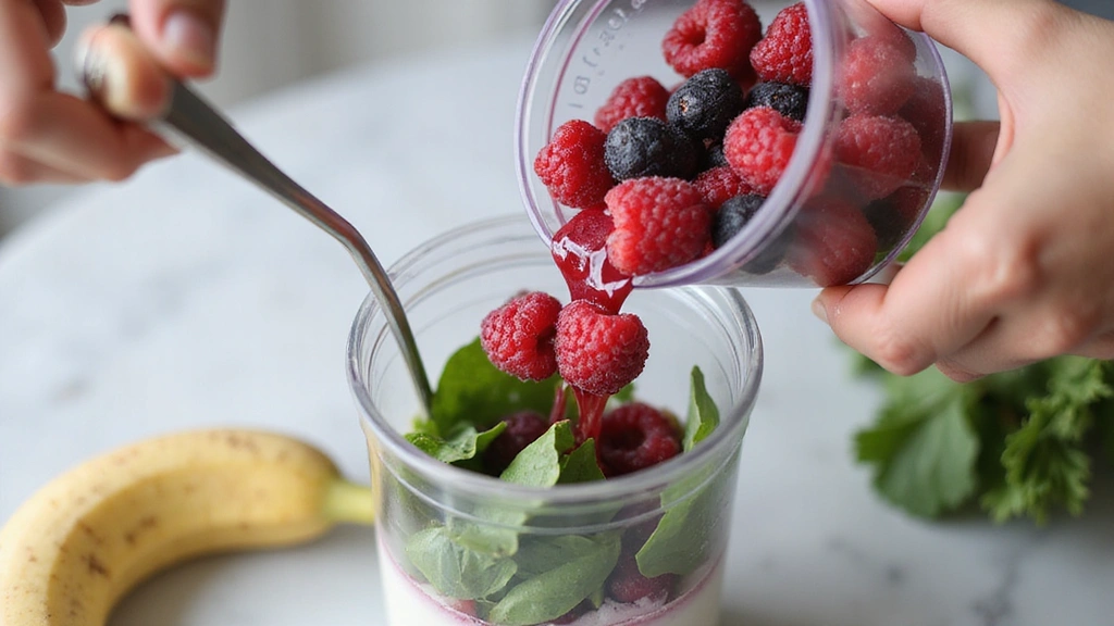 Simple Smoothie Recipes - Perfect for Busy Mornings - Step 5: Add Frozen Ingredients