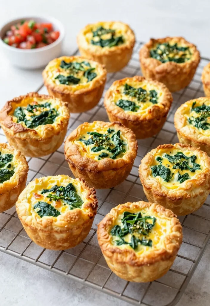 16 Gluten-Free Lunch Box Ideas That Are Simple and Tasty - 10. Spinach & Cheese Omelette Cups 1