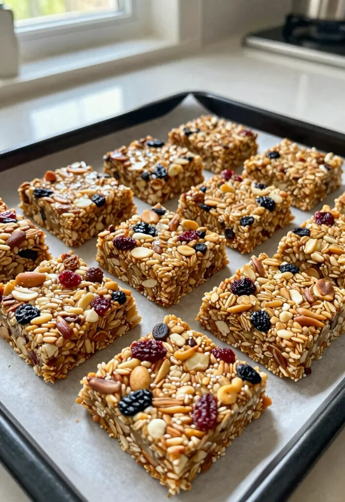16 Gluten-Free Lunch Box Ideas That Are Simple and Tasty - 13. Homemade Granola Bars 1
