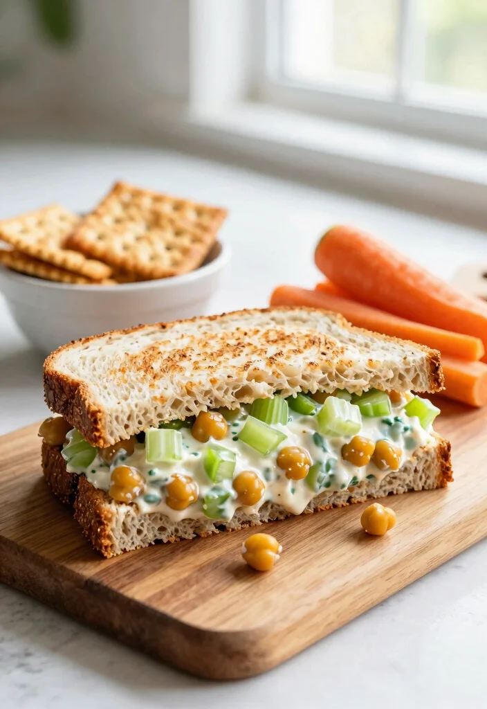 16 Gluten-Free Lunch Box Ideas That Are Simple and Tasty - 4. Chickpea Salad Sandwich 1
