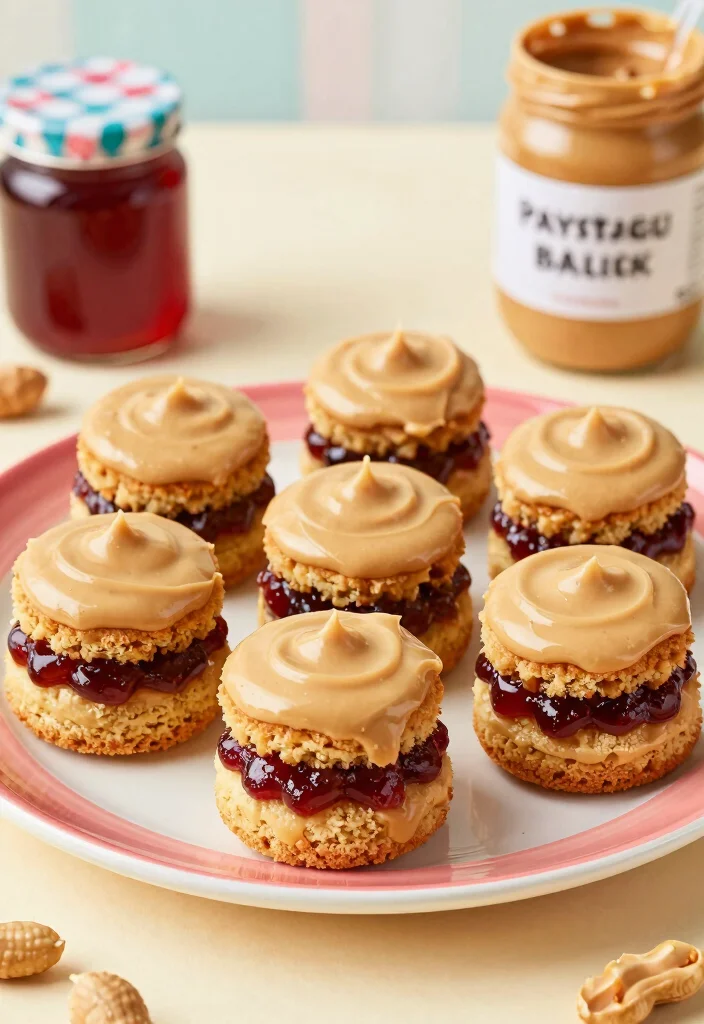 16 Lunch Box Cake Ideas That Are Cute, Easy, and Perfect for Gifting - 10. Peanut Butter and Jelly Mini Cakes 1
