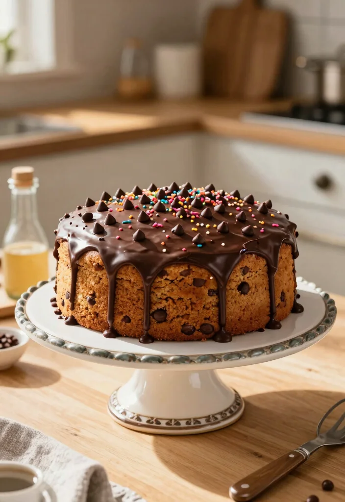 16 Lunch Box Cake Ideas That Are Cute, Easy, and Perfect for Gifting - 4. Chocolate Chip Cookie Cake 1