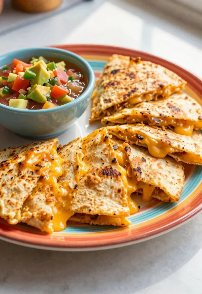 16 Lunch Ideas for 12-Month-Olds That Are Safe and Nutritious - 6. Cheese Quesadillas 1