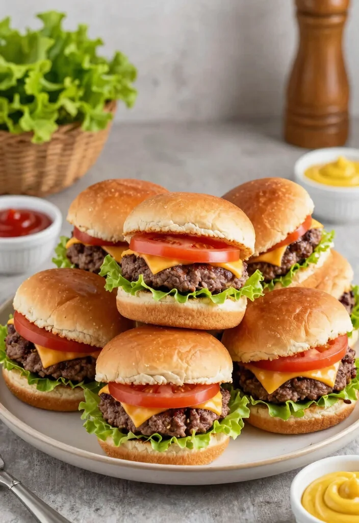 16 Lunch Ideas for Entertaining Friends That Feel Effortless - 10. Beef Slider Burgers 1