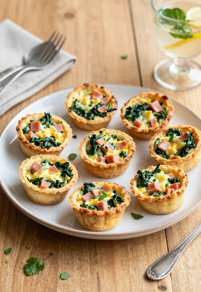 16 Lunch Ideas for Entertaining Friends That Feel Effortless - 9. Mini Quiches 1