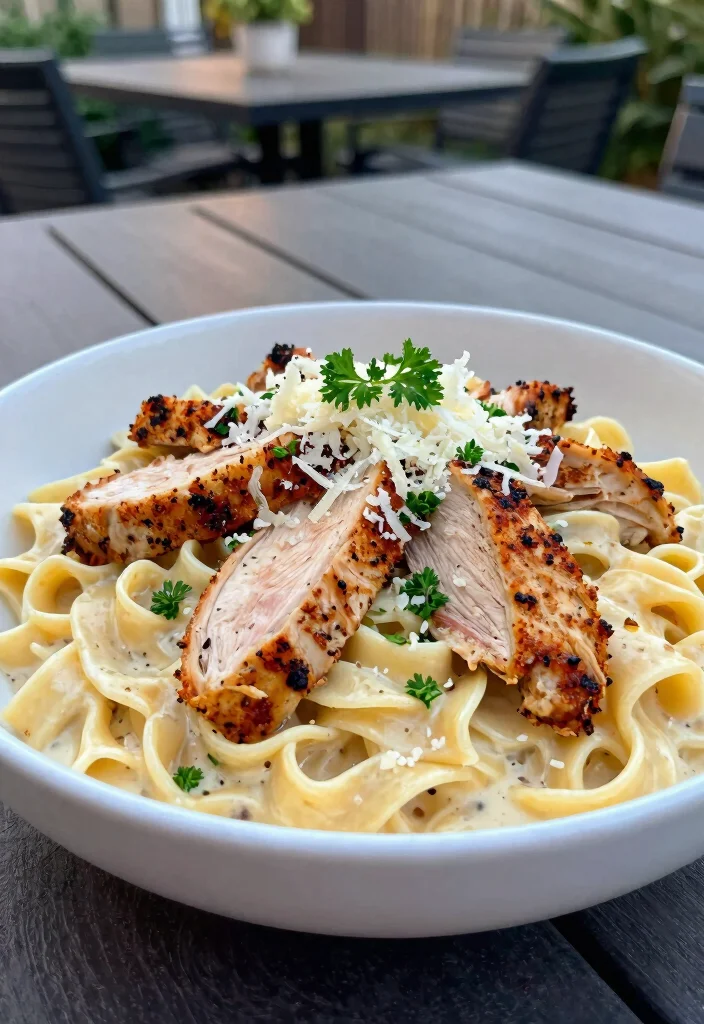 17 Blackstone Dinner Recipes Perfect for Outdoor Cooking - 8. Cajun Chicken Alfredo 1