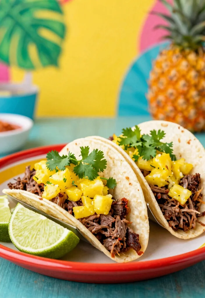 17 Blackstone Dinner Recipes Perfect for Outdoor Cooking - 9. Hawaiian Beef Tacos 1