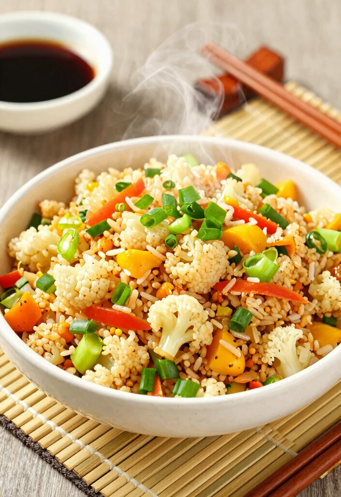 17 Dinner Recipes You Can Make in Just 10 Minutes - 10. Cauliflower Fried Rice 1