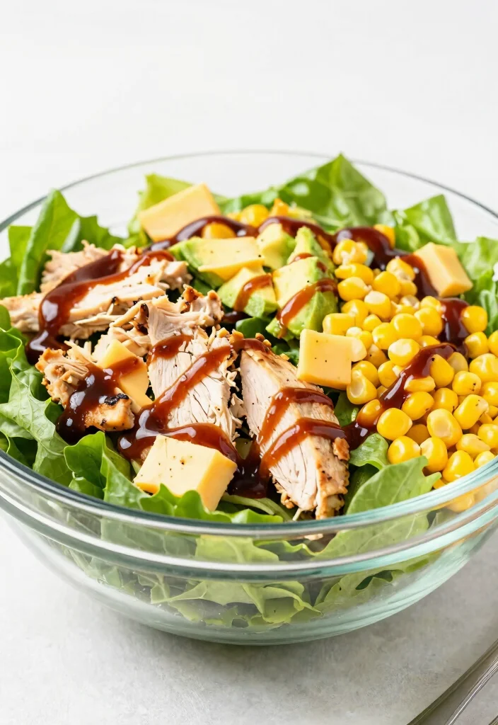 17 Dinner Recipes You Can Make in Just 10 Minutes - 14. BBQ Chicken Salad 1