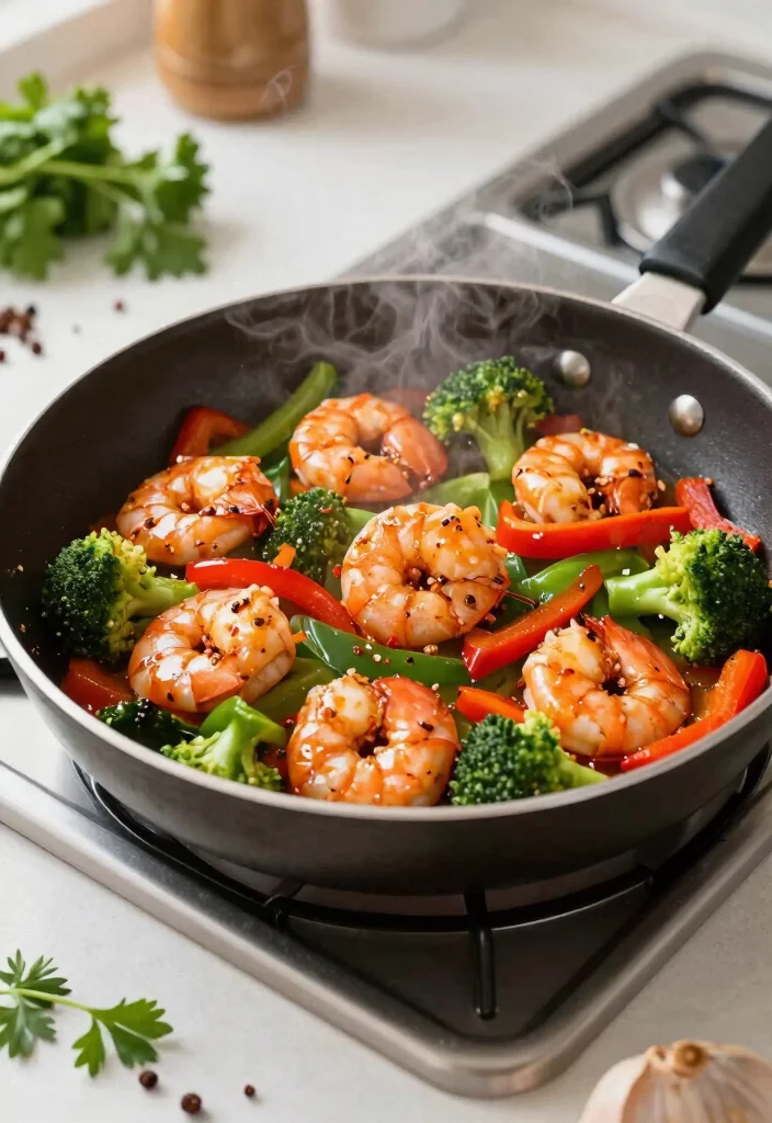 17 Dinner Recipes You Can Make in Just 10 Minutes - 3. Shrimp Stir-Fry 1
