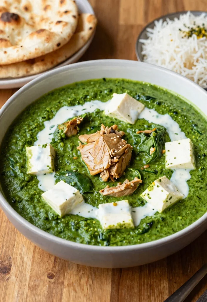17 Gourmet Chicken Dinner Recipes That Feel Restaurant-Worthy - 14. Chicken Saag Paneer 1