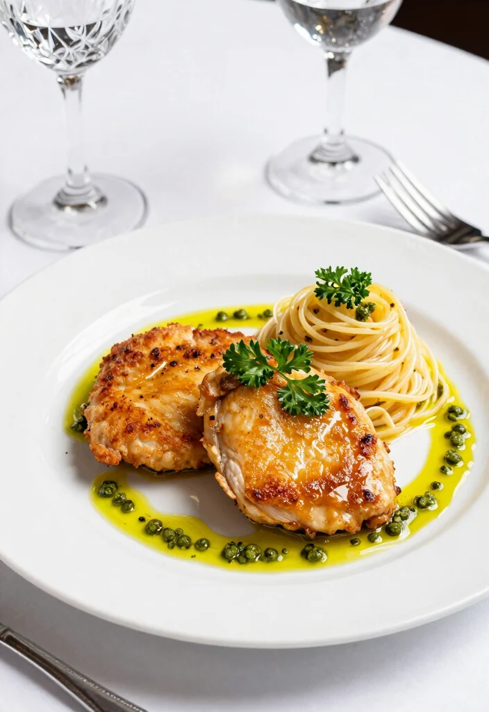 17 Gourmet Chicken Dinner Recipes That Feel Restaurant-Worthy - 4. Chicken Piccata with Capers and Lemon 1