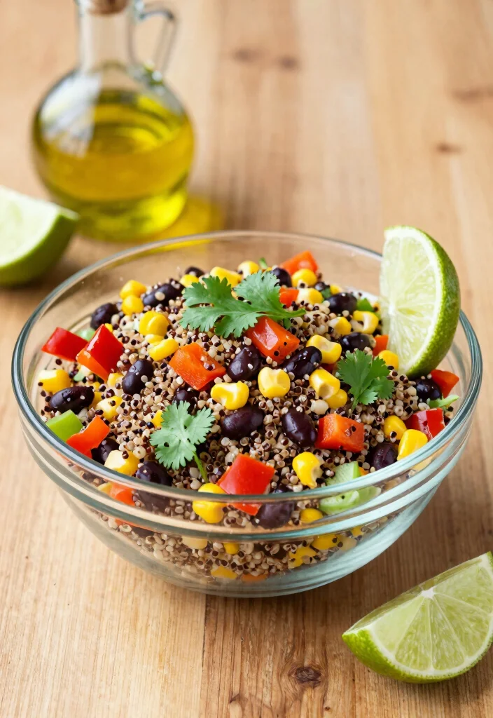 17 Grab-and-Go Lunch Ideas for Busy Mornings - 1. Quinoa & Black Bean Salad 1