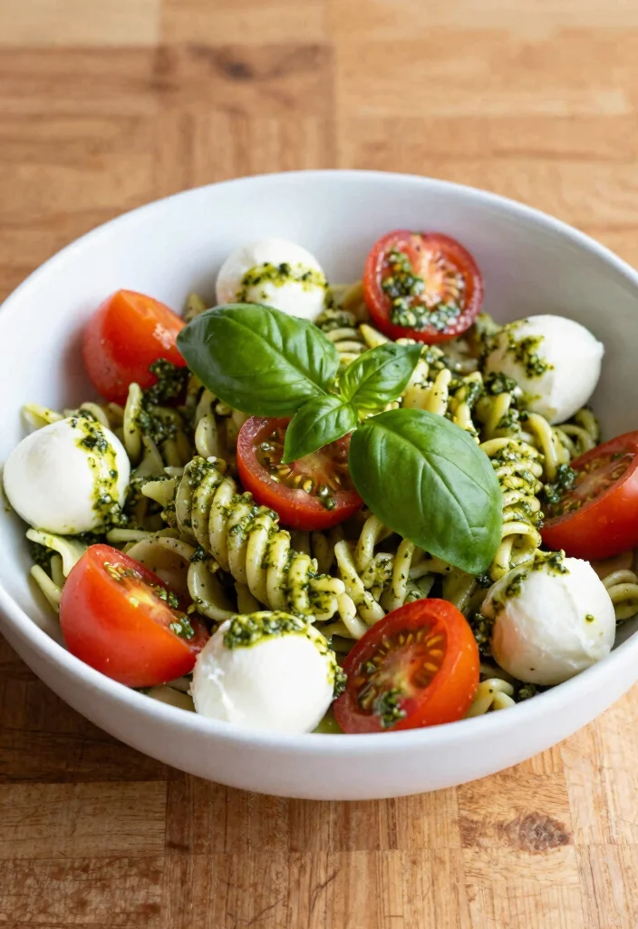 17 Grab-and-Go Lunch Ideas for Busy Mornings - 13. Pesto Pasta Salad 1