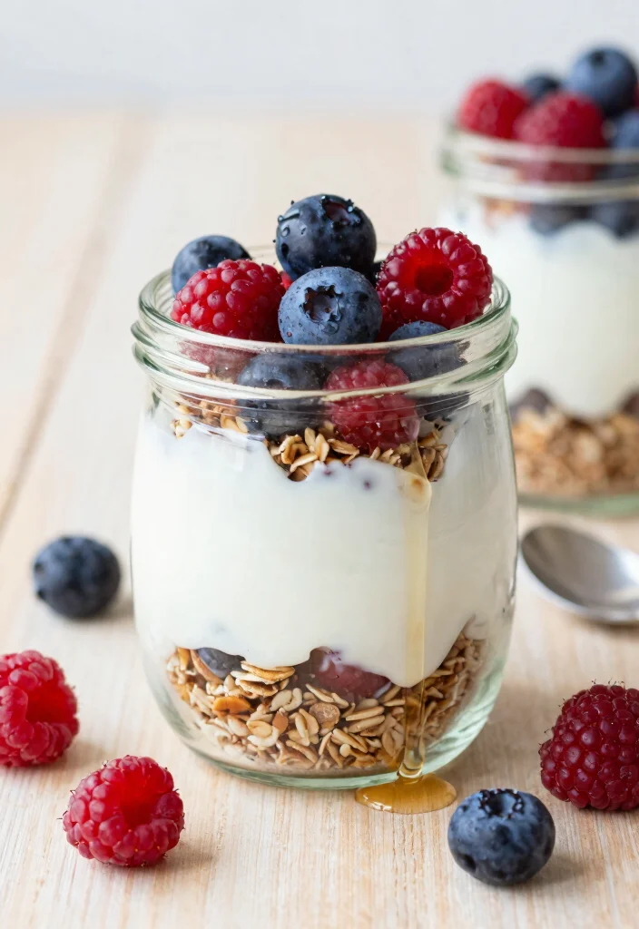 17 Grab-and-Go Lunch Ideas for Busy Mornings - 6. Greek Yogurt Parfait 1