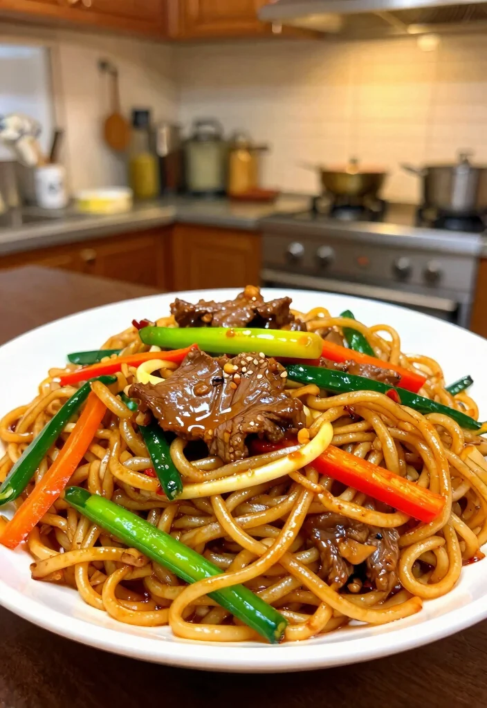 17 Ground Beef Noodle Dinner Recipes That Are Comforting - 17. Beef Lo Mein with Noodles 1