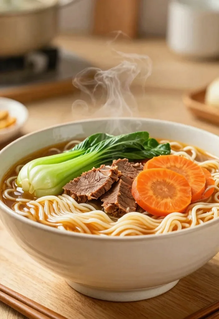 17 Ground Beef Noodle Dinner Recipes That Are Comforting - 6. Beef Ramen with Vegetables 1