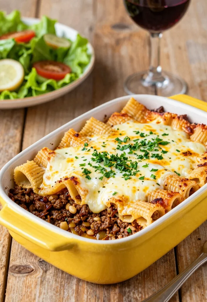 17 Ground Beef Noodle Dinner Recipes That Are Comforting - 7. Baked Ziti with Ground Beef 1