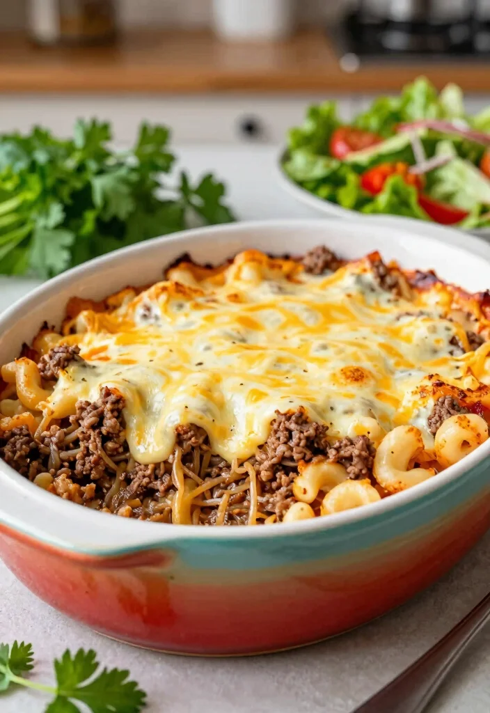 17 Ground Beef Noodle Dinner Recipes That Are Comforting - 8. Ground Beef and Noodle Casserole with Mushroom Soup 1