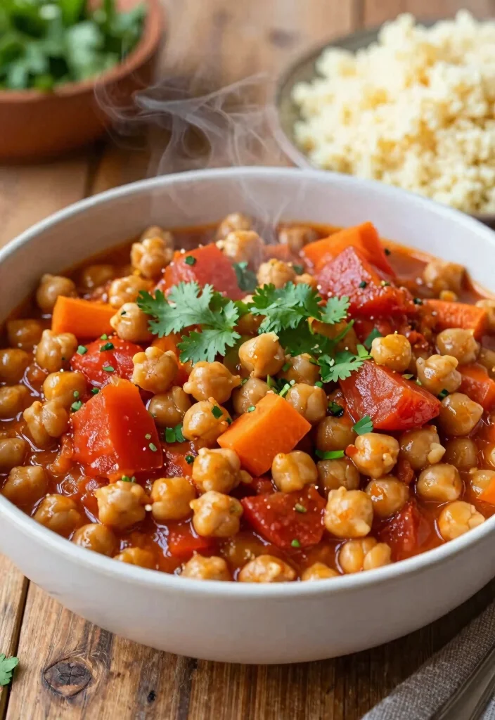 17 Healthy Hot Lunch Ideas for Work Without a Microwave - 10. Moroccan Chickpea Stew 1