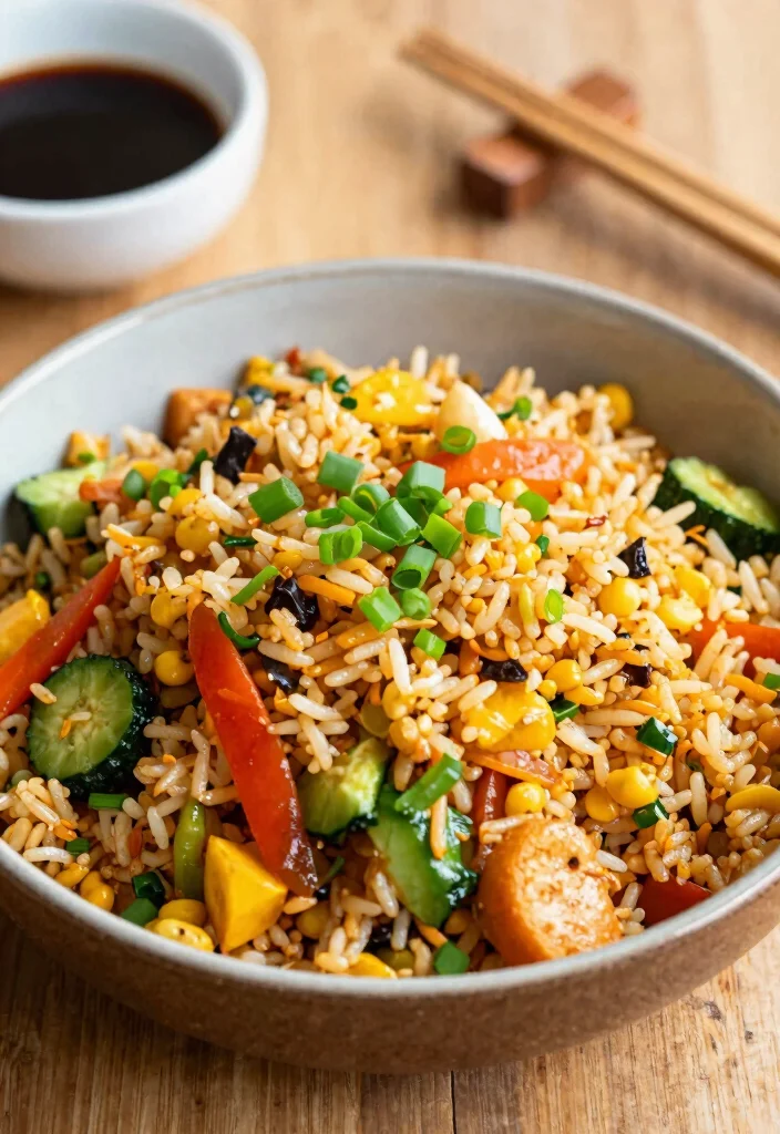 17 Healthy Hot Lunch Ideas for Work Without a Microwave - 13. Vegetable Fried Rice 1