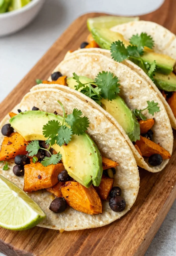 17 Healthy Hot Lunch Ideas for Work Without a Microwave - 14. Sweet Potato and Black Bean Tacos 1