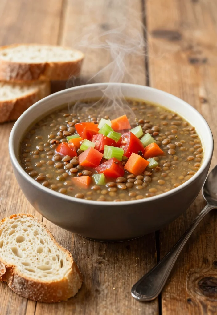 17 Healthy Hot Lunch Ideas for Work Without a Microwave - 3. Spicy Lentil Soup 1