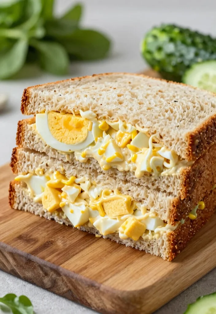 17 Healthy Hot Lunch Ideas for Work Without a Microwave - 9. Egg Salad Sandwich 1