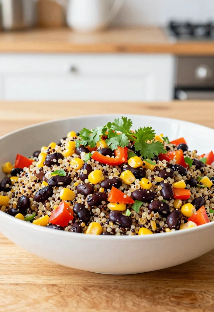 17 Healthy Low-Carb Lunch Ideas That Taste Amazing - 17. Quinoa and Black Bean Salad 1