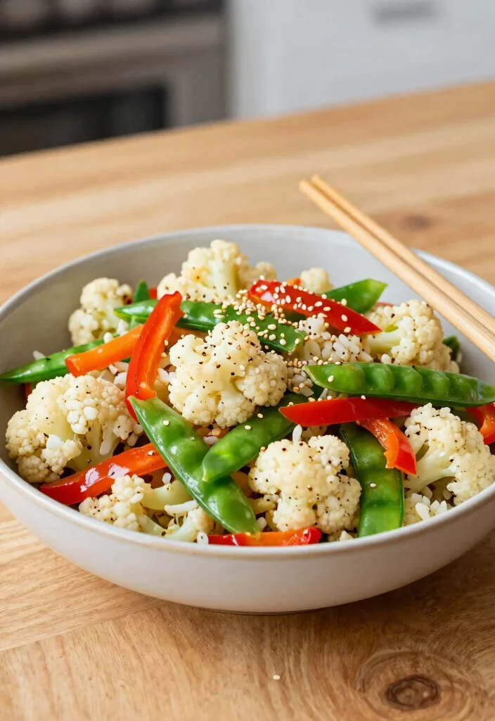 17 Healthy Low-Carb Lunch Ideas That Taste Amazing - 2. Cauliflower Rice Stir-Fry 1