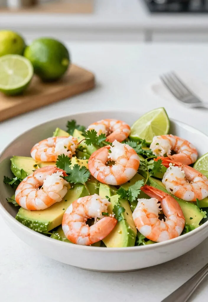 17 Healthy Low-Carb Lunch Ideas That Taste Amazing - 8. Shrimp Avocado Salad 1