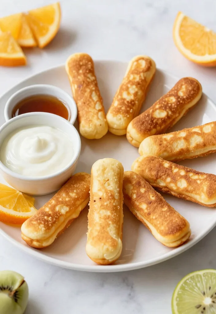 17 Kids School Lunch Ideas for Picky Eaters (Healthy & Fun) - 13. Quirky Pancake Dippers 1